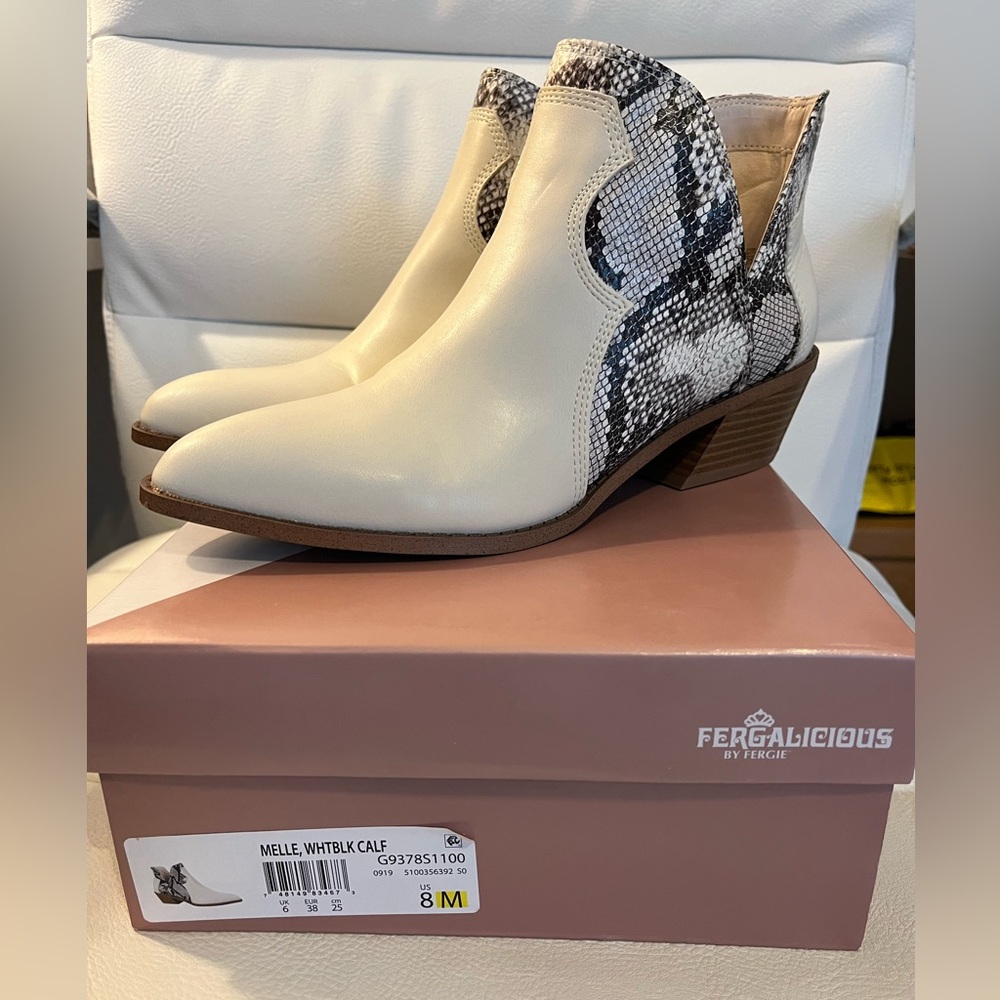 Fergalicious ankle booties. Size 8